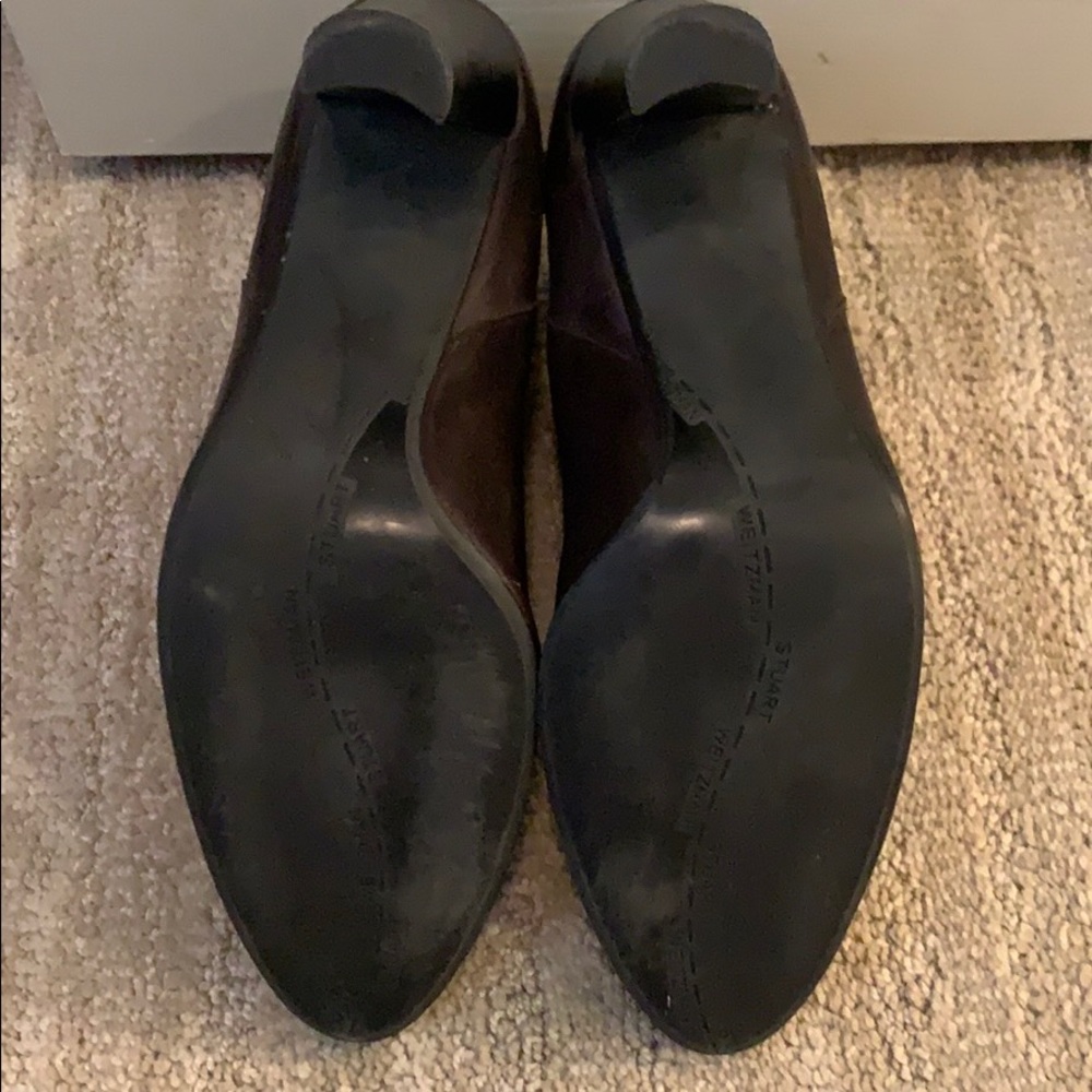 Stuart Weitzman Brown Booties - image 4